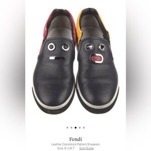 Fendi leather shoes